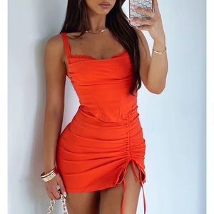 BRAND NEW WITH TAGS! Wanting More Mini Dress Chilli